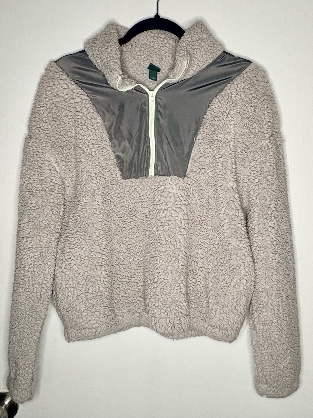 wild fable grey Sherpa Half-Zip Turtleneck Pullover